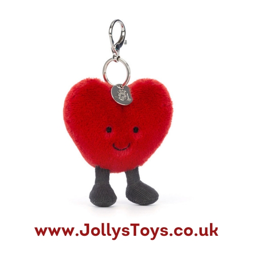 Jellycat Amuseables Red Heart Bag Charm